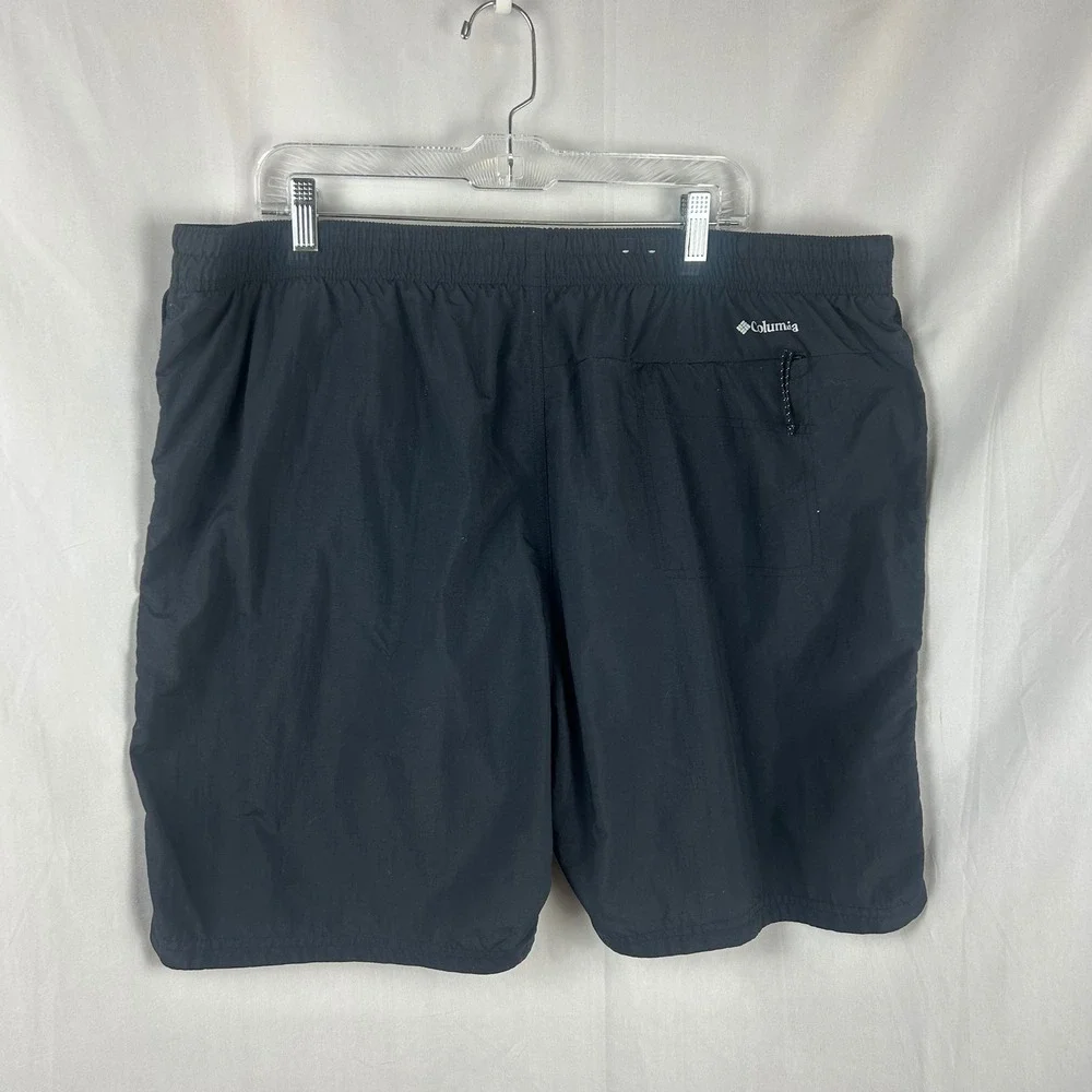 Columbia‎ Men's Black Swim Trunks Athletic Shorts Size XXL Beach River 8